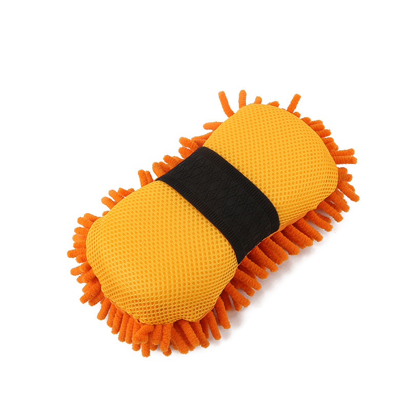 Chenille Car Wash Sponge With Elastic